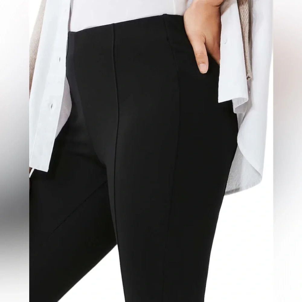 Joe  fresh black tailored skinny leggings dress pants Sz L